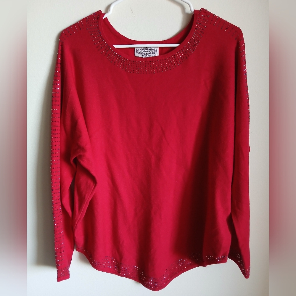 Oliver by Escio Red sweater Size Large